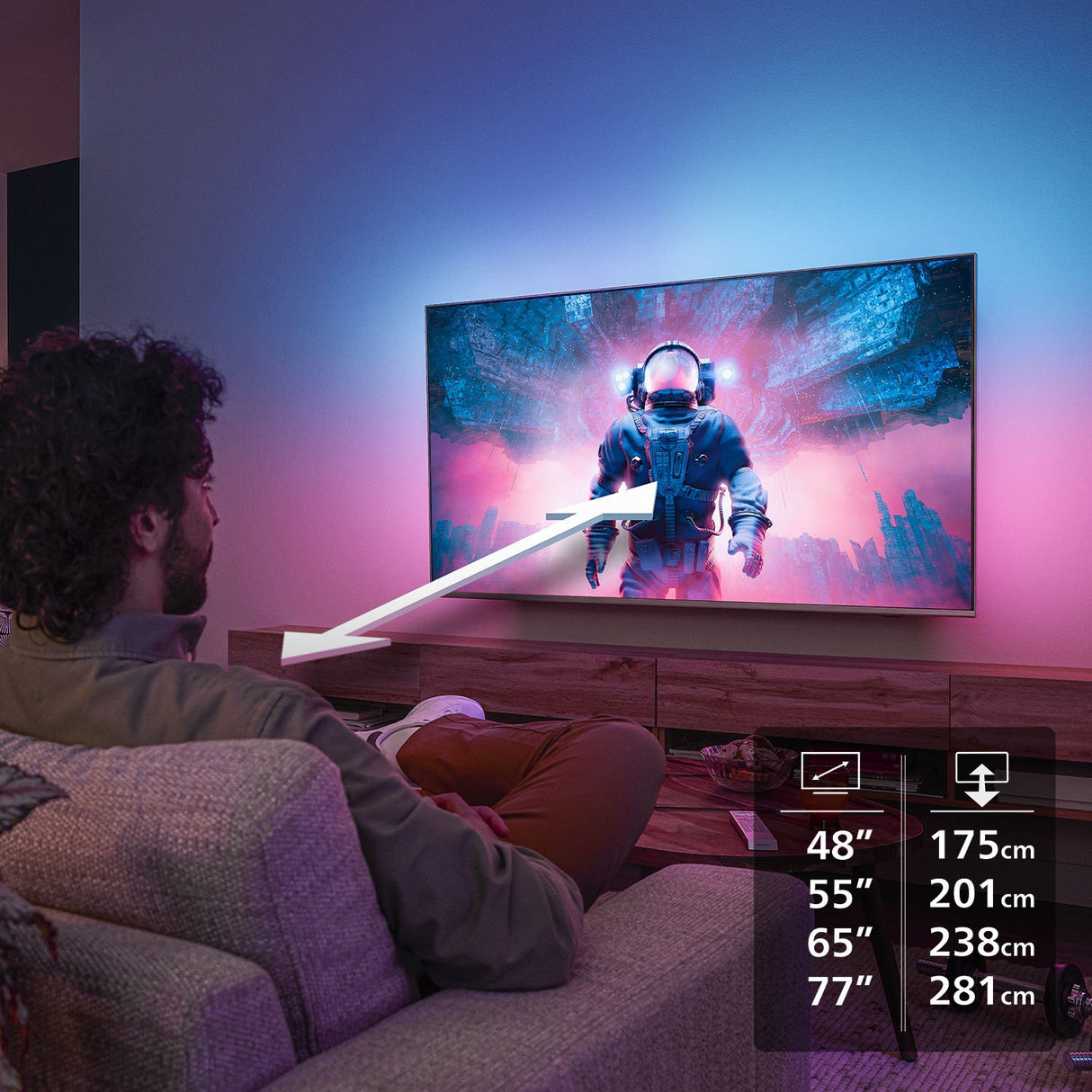 EAN 8718863046838 - Philips 65OLED76012 165,1 cm (65") 4K Ultra HD Smart TV Wifi Negro imagen 11