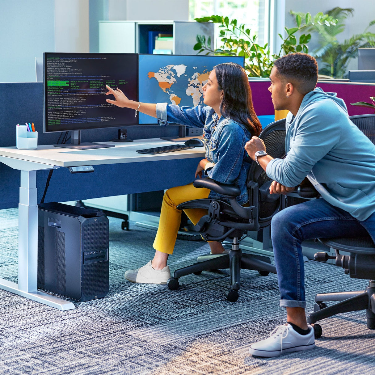 EAN 198415900128 - HP Z6 G5 A AMD Ryzen Threadripper PRO 7965WX 64 GB DDR5-SDRAM 1 TB SSD Windows 11 Pro Torre Puesto de trab imagen 2