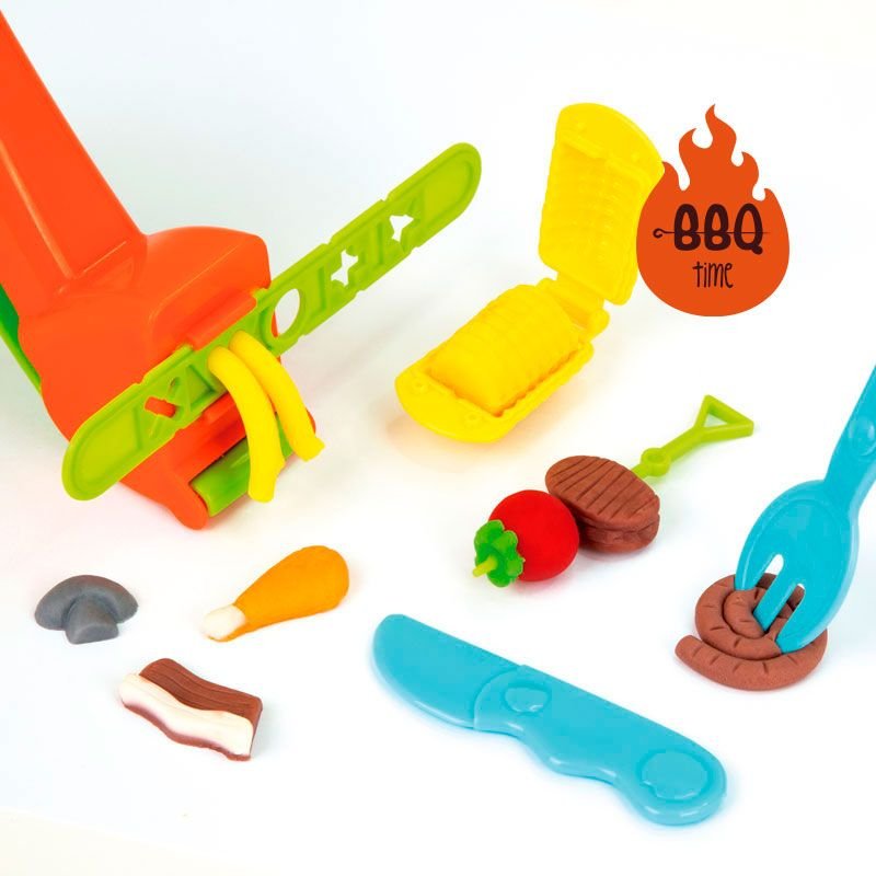 Milan Pasta Blanda Soft Dough Maletín 8 Botes 59gr C/Herramientas Barbacoa C/Surtidos