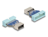 Delock 67131 Usb 5 Gbps Adaptador De Cabezal De Pines Macho A Interno Usb Tipo-E Clave A Hembra