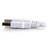 EAN 0757120815624 - C2G 3m USB 2.0 A/B Cable cable USB USB A USB B Blanco imagen 2