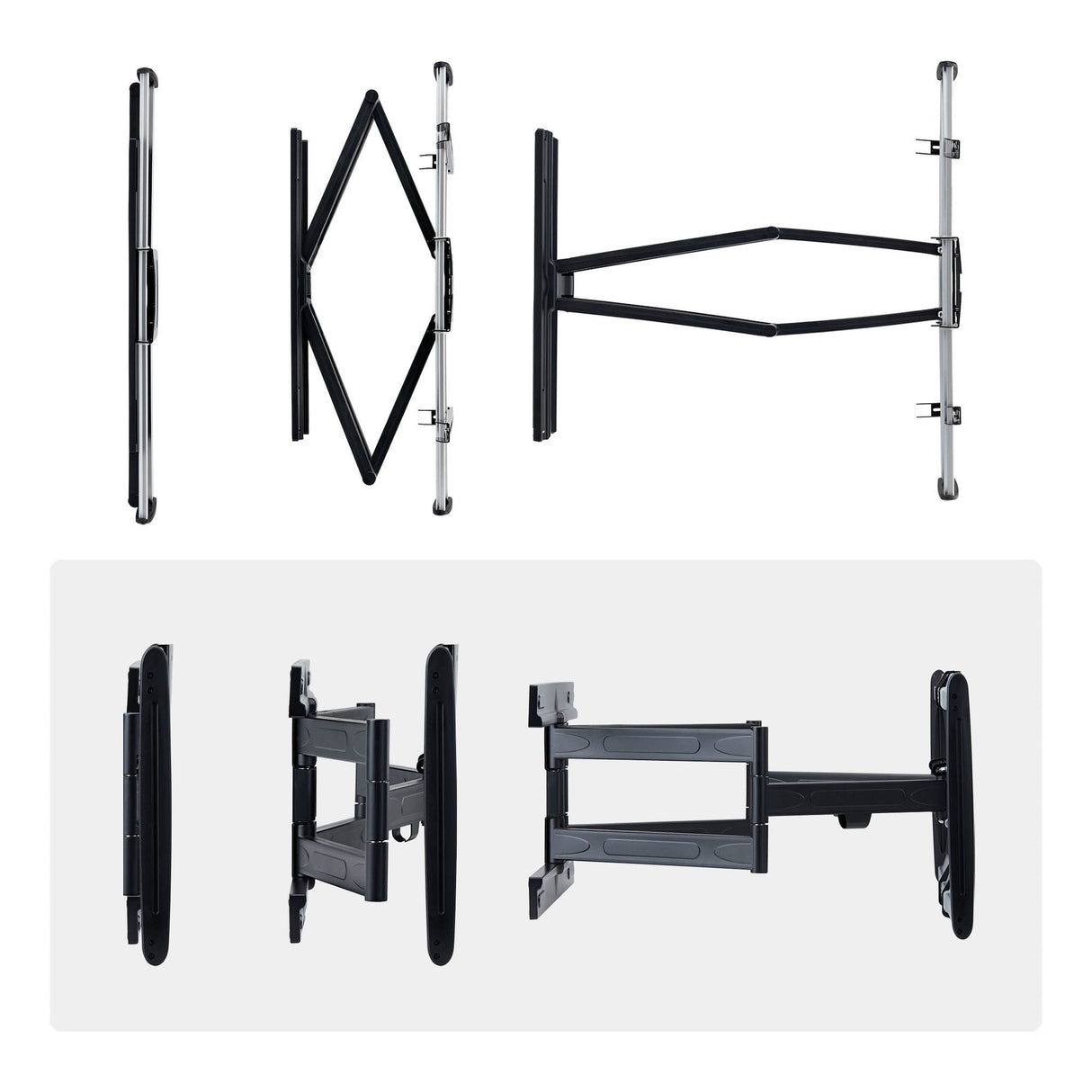 Startech.Com Ultraflache Vollbewegliche Tv-Soporte De Pared Fur Bildschirme Bis 65 Zoll Und 45 Kg Vesa 600x400 Flaches Design