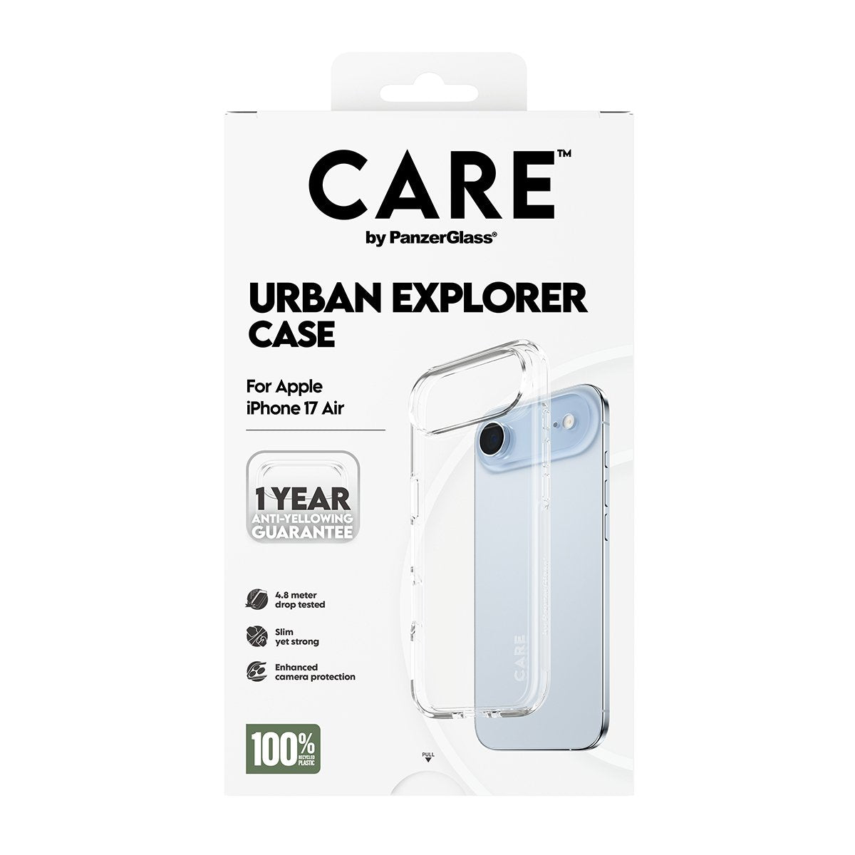 Panzerglass Care Flagship Case Transp. Urban Explorer Clear Frame Iphone 17 Air