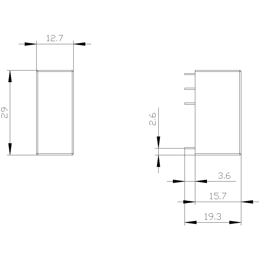 Siemens Lzx:Rt424024 Steckrelais 2w Relais 15mm 24vdc Auch F.Lzs-Sockel