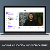 EAN 5099206061309 - Logitech 960-001055 cámara web 3 MP 1920 x 1080 Pixeles USB 2.0 Negro imagen 8