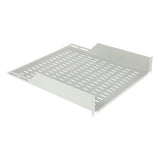 2u 19" D=550mm Rack Mount  Shelf White