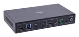 Inline Kvm Switch, 2x1 ,Hdmi & Usb-C 4k/60hz, Usb 3.2 Hub