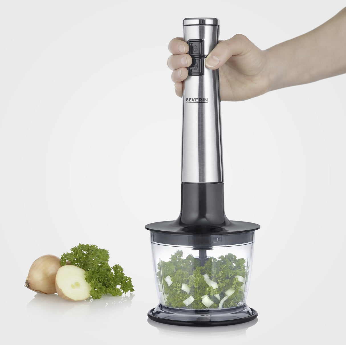 Batidora  Severin Sm 3775 0,7 L De Inmersión 100 W Negro, Acero Inoxidable