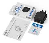 EAN 8052101435429 - Ewent EW1331 cargador de dispositivo móvil Universal Negro Corriente alterna Carga rápida Interior imagen 2