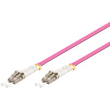 Goobay Lc-Lc Om4 Cable De Fibra Optica 5 M Rosa