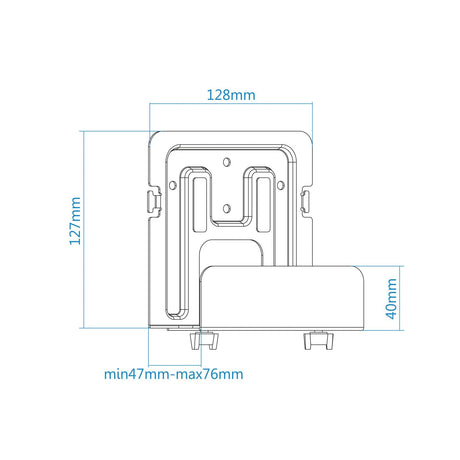 EAN 8433281012318 - TooQ TQMPM4776 soporte de CPU Soporte de CPU para instalación en pared Negro imagen 7