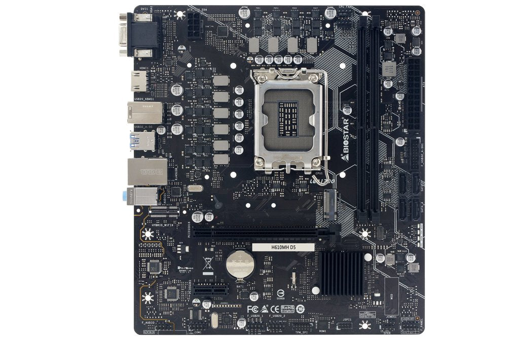 EAN 4712960686922 - Biostar H610MH D5 placa base Intel H610 LGA 1700 micro ATX imagen 1