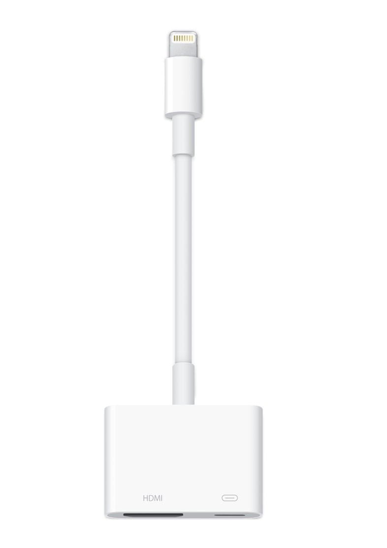 Adaptador Apple Md826zm A De Conector Lightning A Hdmi Usb Para Ipad Retina Ipad Mini Iphone 5 Ipod Touch 5ªgen