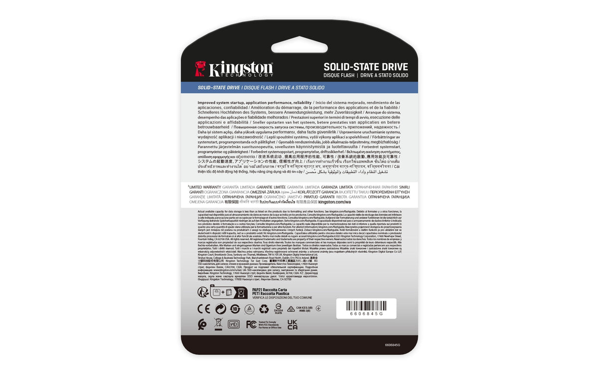 Kingston Dc3000me Sedc3000me/30t7 30720 Gb 1.0 Dwpd 2,5" 63,5mm U.2 Pcie 5.0 X4 Ssd 256bit Aes