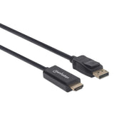EAN 0766623153195 - Manhattan 153195 adaptador de cable de vídeo 1 m Negro imagen 2