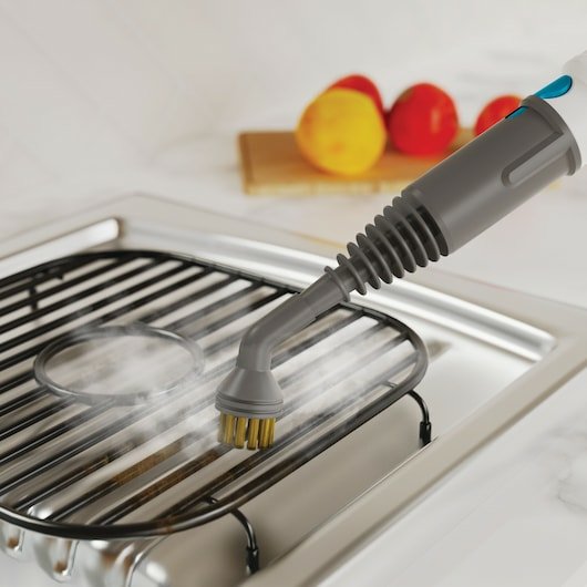 Limpiador  Black & Decker Bhsmp2314-Qs  A Vapor  De Cilindro 1,2 L 2300 W Azul, Blanco