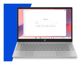 Portátil Hp Chromebook 14a-Nm0006nsx 14" Mediatek Kompanio 8gb 128gb Ufs Arm Mali-G57 Chromeos Teclado Español