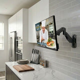 Lindy Display-Wandhalterung Mit Gasdruckfeder (Negro, Para Monitore Bis 81,3 Cm (32")) 40712