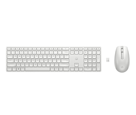 EAN 0196188142349 - HP 650 Wireless Keyboard and Mouse Combo White teclado Ratón incluido Hogar RF inalámbrico Blanco imagen 5