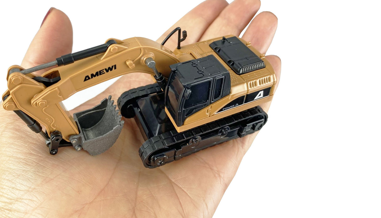 EAN 4262500346750 - Amewi 22747 modelo controlado por radio Excavadora Motor eléctrico 1:64 imagen 4