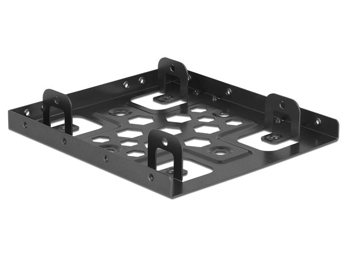 Delock 21324 Marco De Instalación 2x 2.5 "A 3.5" Aluminio Negro