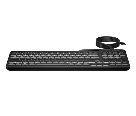 EAN 0197192768877 - HP 405 Backlit Wired Keyboard teclado Oficina USB Negro imagen 8