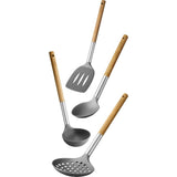 Lamart Lt3900 Juego De Utensilios De Cocina 4 Pieza(S) Marrón, Gris