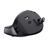 Ratón Trust Yuno Vertical Inalámbrico - Ergonómico - Recargable - Negro