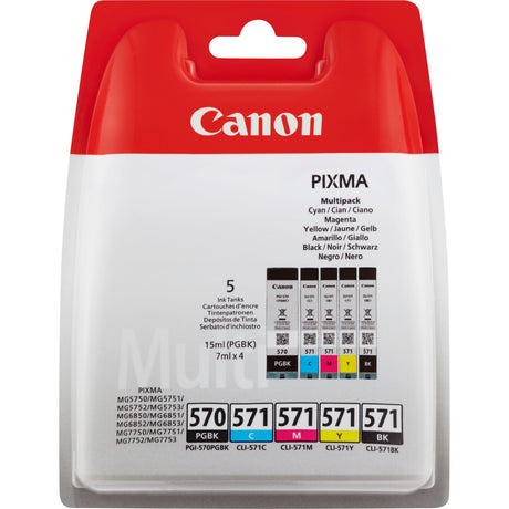 EAN 8714574631660 - Canon 0372C004 cartucho de tinta 5 pieza(s) Original Rendimiento estándar Foto negro, Fotos cian, Negro,  imagen 1