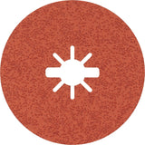 Bosch Professional X-Lock Expert R782 Prisma Disco Abrasivo De Fibra Cerámica, Ø 125 Mm, K60 25 Piezas, Diámetro 22,23 Mm 2608621825