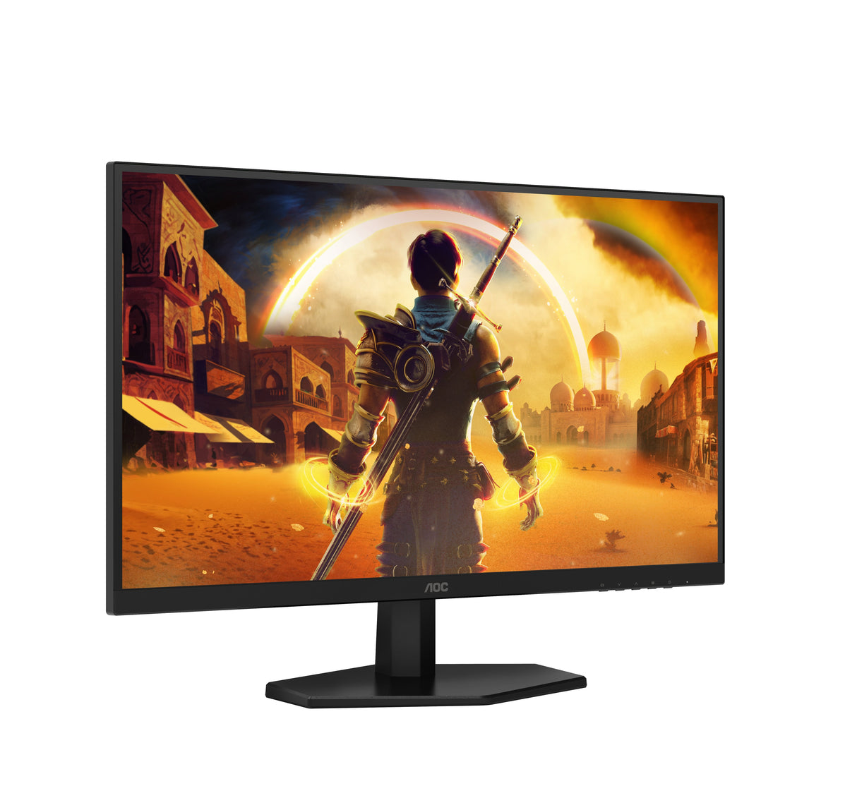 Monitor  Aoc Q27g42ze  27" 2560 X 1440 Pixeles Wide Quad Hd Lcd Negro