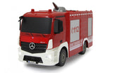 Jamara Fire Fighter Mercedes-Benz Antos Camión De Bomberos Motor Eléctrico 1:26, Radiocontrol