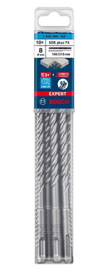 Bosch Professional Expert Sds-Plus-7x, Ø 8 Mm, 10 Piezas Longitud Útil 150 Mm 2608900168