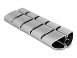 Delock Elemento De Fijacion Para Canal De Cable 75 X 45 Mm 5 Piezas Plata