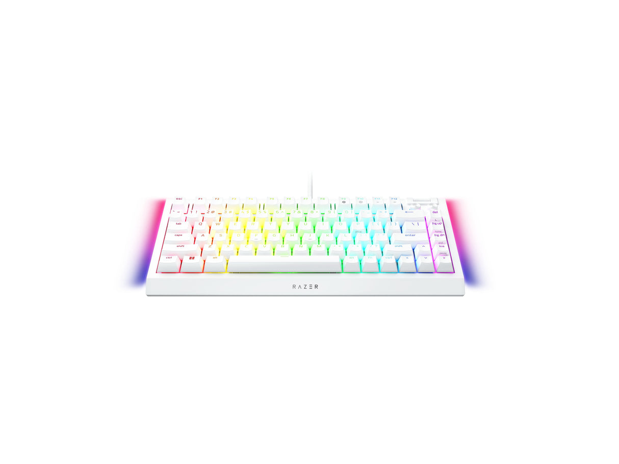 Teclado Razer Blackwidow V4 75% Blanco (Usa) (Rz03-05001700-R3m1)