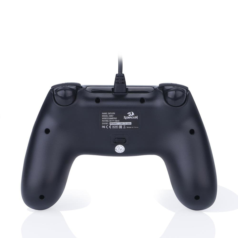 Redragon G807 Gaming Controller Gamepad Android,Pc,Playstation,Playstation 2,Playstation 3 Usb Black
