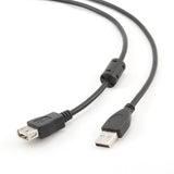 EAN 8716309052115 - Gembird 3m USB 2.0 A M/FM cable USB USB A Negro imagen 2
