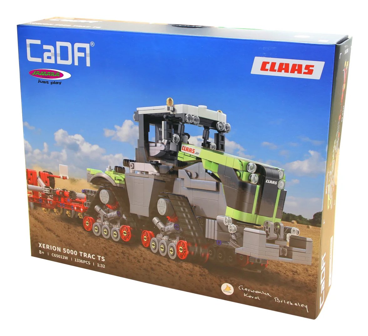 Jamara Cada Claas Xerion 1:32 Bricks Amarillo 8+