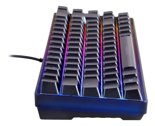 Deltaco Dk240 Mini 60% Gaming Tastatur Semi-Transparent