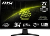 Lcd Monitor Msi Mag 274cxf 27" Gaming/Curved Tilt Matte Panel Va 1920x1080 16:9 280 Hz 0.5 Ms Colour Black Mag274cxf