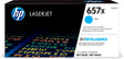 EAN 0889894325501 - HP 657X High Yield Cyan Original LaserJet Toner Cartridge cartucho de tóner 1 pieza(s) imagen 1