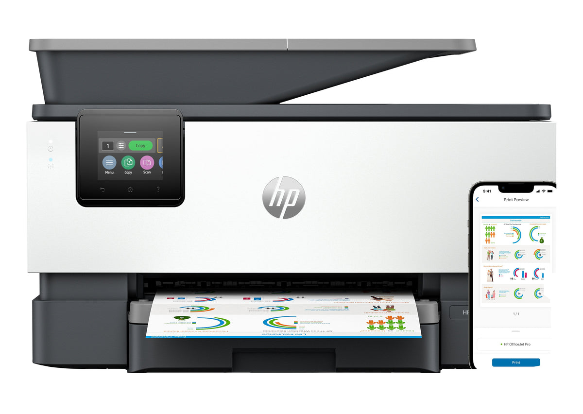 Hp Officejet Pro 9122e All-In-One - Multifunktionsdrucker - Farbe - Tintenmrahl - Legal 216 X 356 Mm