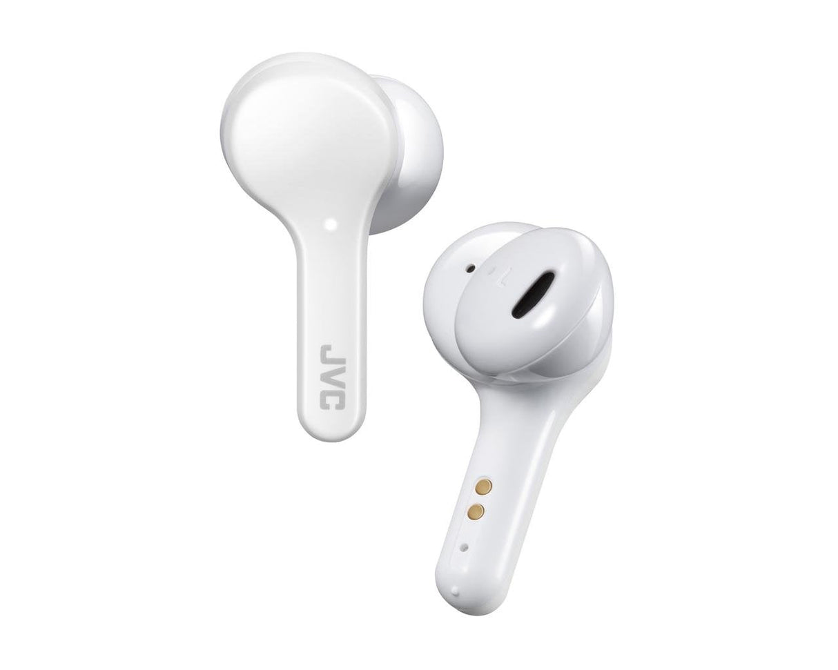 Auriculares Bluetooth Jvc Ha-A8t Con Estuche De Carga Autonomía 6h Blancos