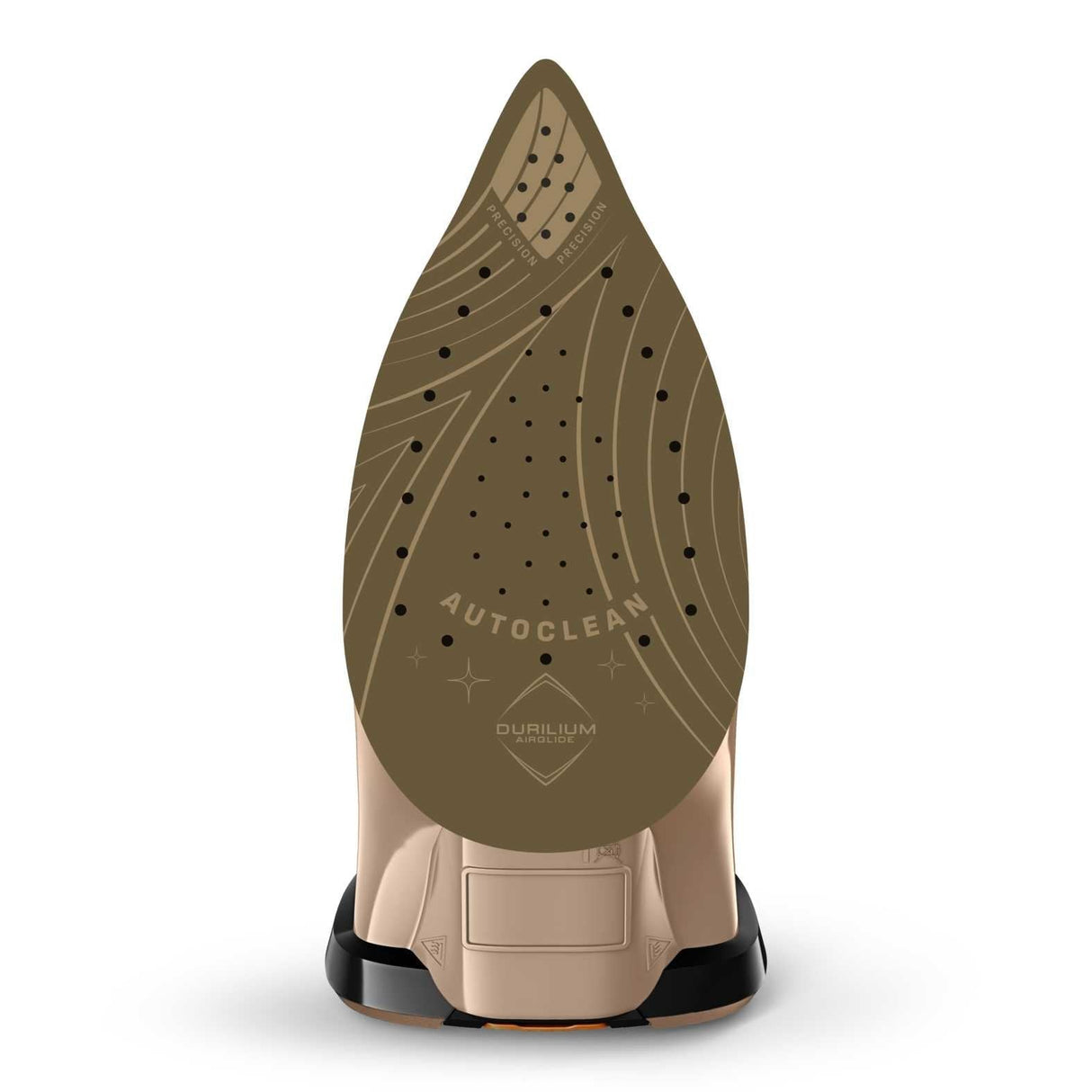 Tefal Ultimate Pure Fv9852e0 Plancha Plancha Vapor-Seco Durilium Airglide Autoclean Soleplate 3200 W Negro, Cobre