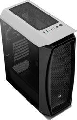 Caja Pc Aerocool Aero One Lateral De Cristal Templado Ventiladores Frontales Incluidos Rgb Colo White Sin Fuente De Alimentacion