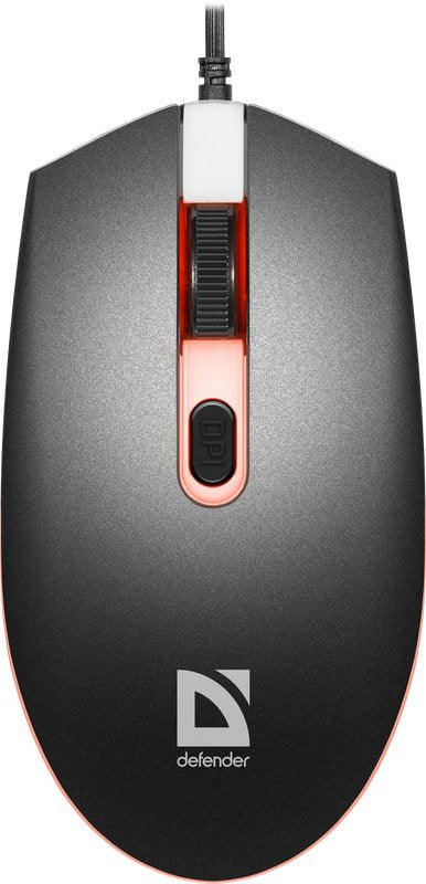 Ratón  Defender Dot Mb-986 Óptico 7 Colores 1000dpi 4p