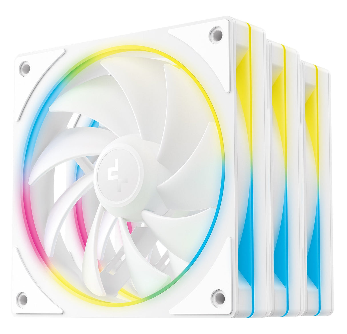 Ventilador Pc Deepcool Fl12r Se Wh 3in1 (Blanco, Reverse 3er Pack, 120 Mm) R-Fl12rse-Whapn3-G