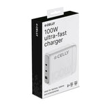 EAN 8021735204527 - Celly PS3GAN100WWH cargador de dispositivo móvil Universal Blanco Corriente alterna, USB Carga rápida Int imagen 3