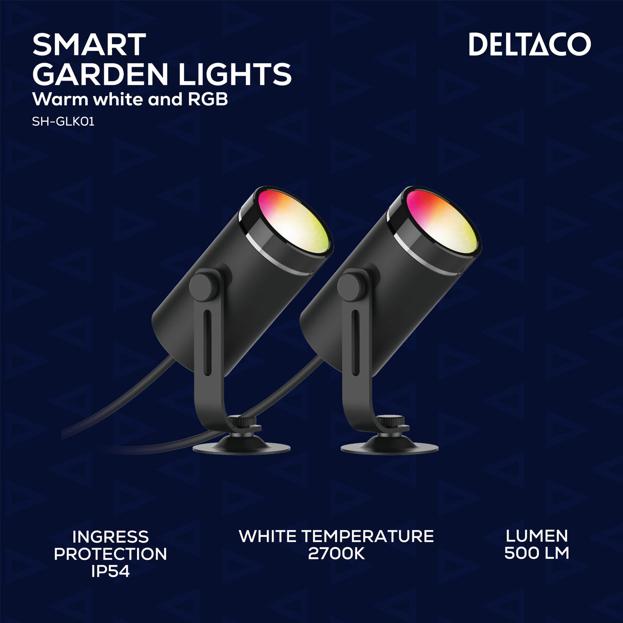 Deltaco Smart Home Gartenleuchten Set