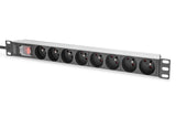 EAN 4016032481959 - Digitus DN-95402-1-FR unidad de distribución de energía (PDU) 8 salidas AC 1U imagen 1
